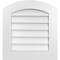 Ekena Millwork Arch Top Surface Mount PVC Gable Vent: Functional, w/ 3-1/2"W x 1"P Standard Frame, 22"W x 24"H GVPAR22X2401SF - alternate 1